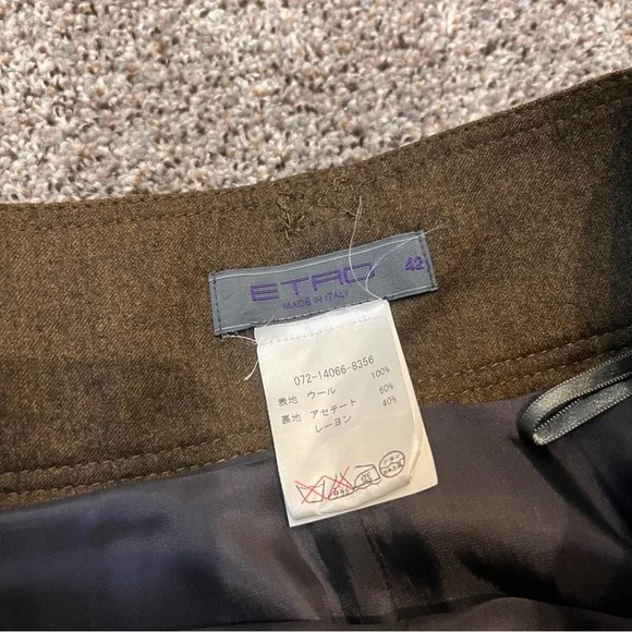 Etro Brown Midi Skirt - Picture 3 of 5